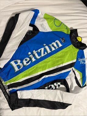 Suarez Beitzim Blue Green White Cycling Jacket